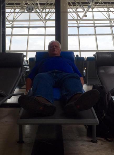 Chaise Lounges in the Airport